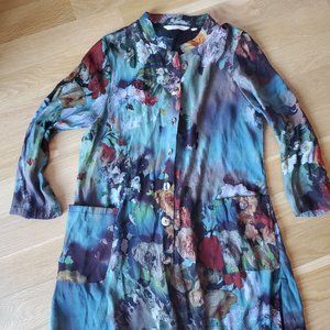 Oversized floral blouse